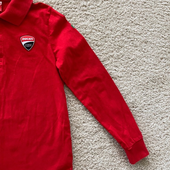 Boys Puma Ducati Corse Long Sleeve Shirt - Picture 3 of 6